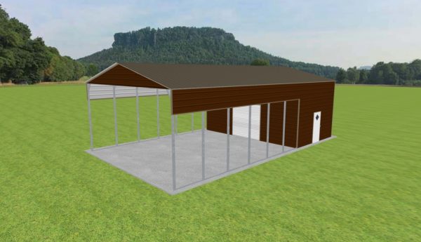 Carport with Storage 26 x 45 x 13