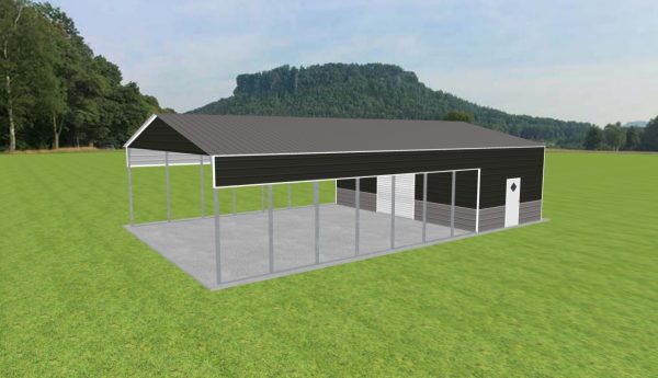 Carport with Storage 30 x 50 x 11