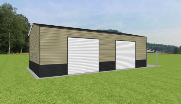 Garage with Lean To 20 x 40 x 12 - Image 2