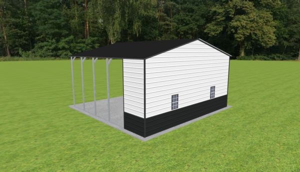 Carport with Storage 26 x 25 x 12 - Image 3