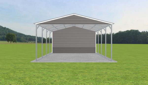 Carport with Storage 20 x 25 x 10 - Image 2