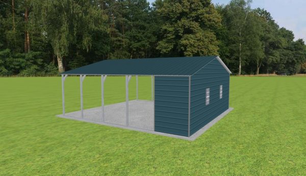 Carport with Storage 24 x 25 x 8 - Image 3