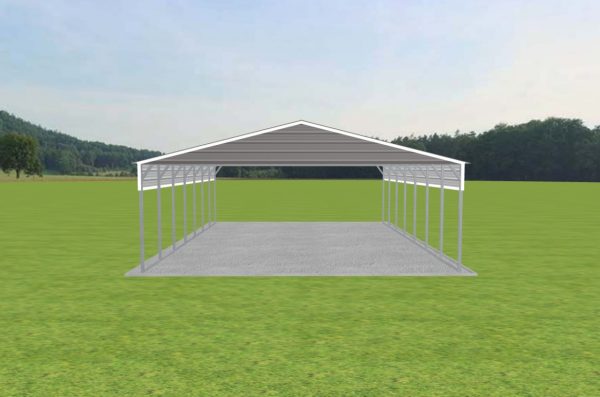 3 Car Carport 26 x 35 x 9 - Image 2