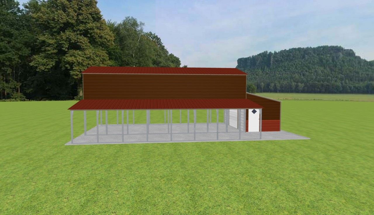 Carport With Storage 20 X 40 X 15 4 Carport with Storage 20 x 40 x 15 - Image 4