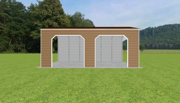 2 Car Carport 20 x 30 x 12 - Image 2