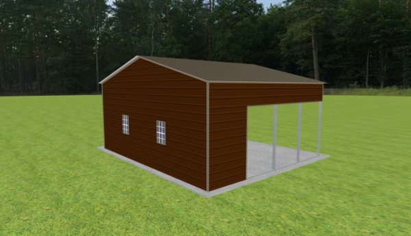 Carport with Storage 24 x 20 x 10 - Image 5