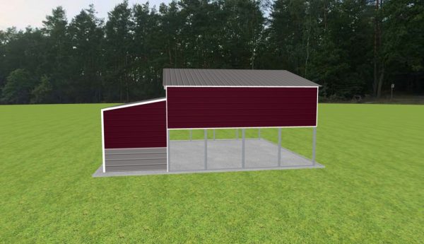 Carport with Storage 24 x 20 x 11 - Image 5