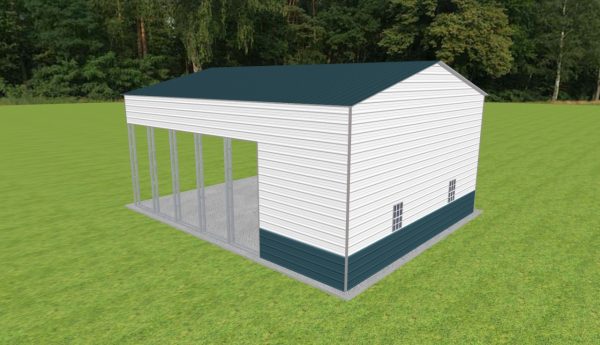 Carport with Storage 28 x 35 x 15 - Image 3