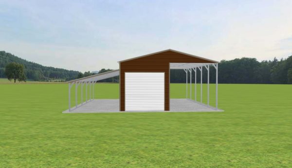 Carport with Storage 20 x 24 x 10 - Image 3