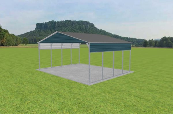 3 Car Carport 26 x 20 x 10