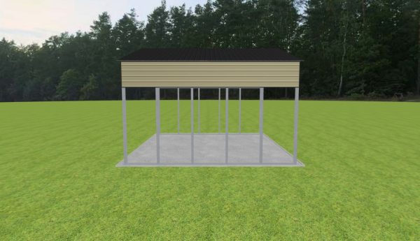 3 Car Carport 30 x 25 x 15 - Image 3