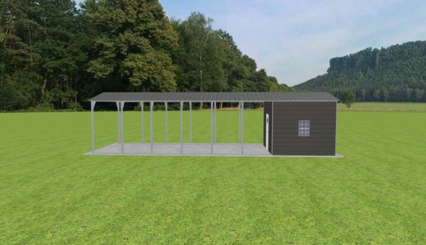 Carport with Storage 12 x 40 x 9 - Image 4