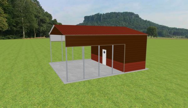 Carport with Storage 26 x 30 x 13