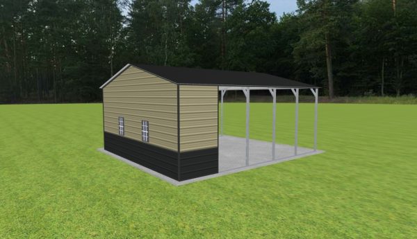 Carport with Storage 22 x 25 x 10 - Image 5