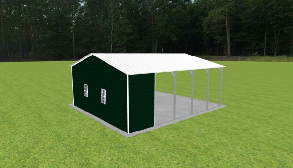 Carport with Storage 22 x 25 x 9 - Image 3