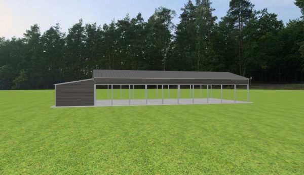 Carport with Storage 24 x 50 x 8 - Image 5