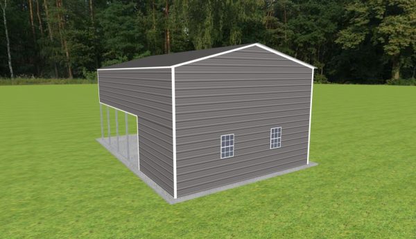 Carport with Storage 20 x 30 x 13 - Image 3