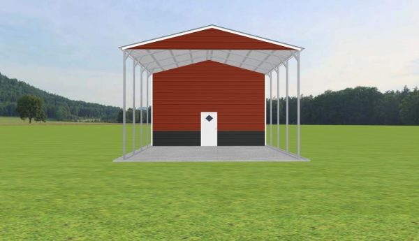 Carport with Storage 22 x 30 x 14 - Image 2