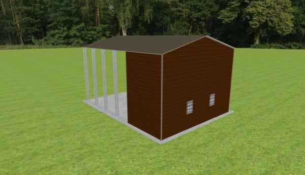 Carport with Storage 22 x 30 x 15 - Image 3