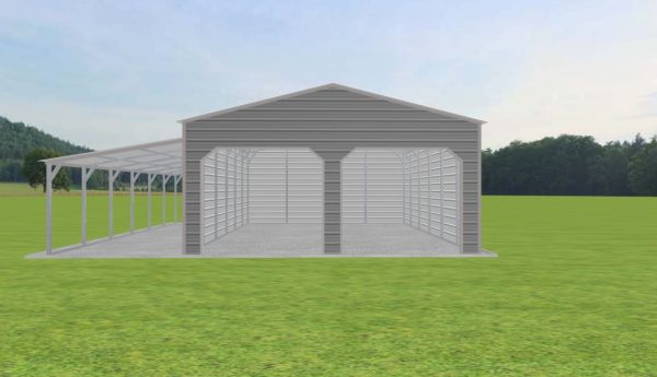 2 Car Carport 22 x 30 x 10 - Image 2