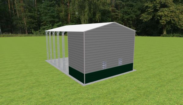 Carport with Storage 22 x 35 x 15 - Image 3