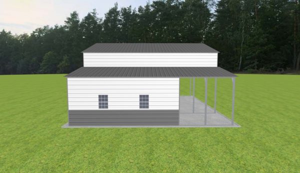 Carport with Storage 28 x 30 x 14 - Image 3