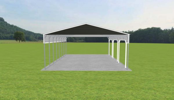 3 Car Carport 28 x 40 x 12 - Image 3