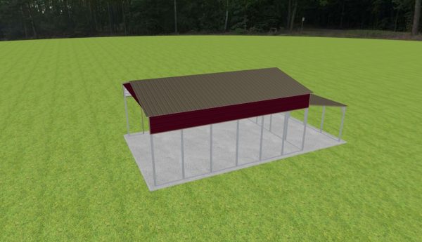 2 Car Carport 22 x 30 x 12 - Image 4