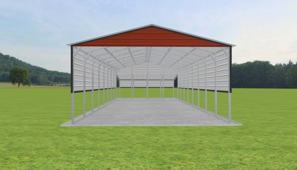 2 Car Carport 20 x 40 x 10 - Image 2