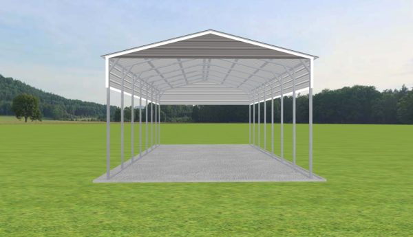 2 Car Carport 20 x 35 x 12 - Image 2