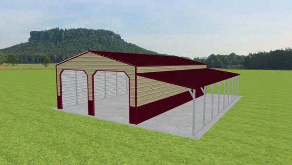 2 Car Carport 22 x 40 x 10