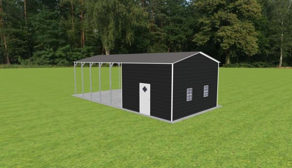 Carport with Storage 18 x 40 x 11 - Image 3