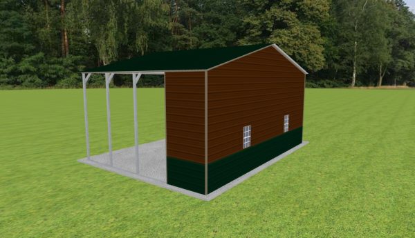 Carport with Storage 28 x 20 x 12 - Image 3