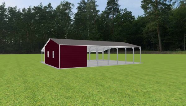 Carport with Storage 24 x 40 x 8 - Image 5