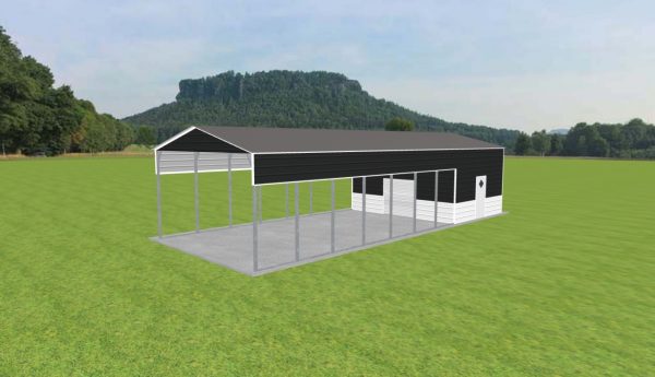 Carport with Storage 20 x 50 x 11