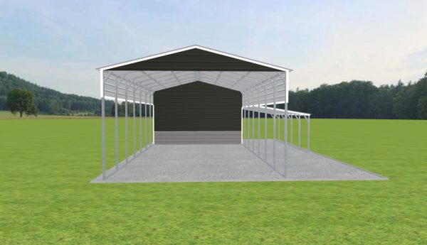 Carport with Storage 20 x 45 x 12 - Image 4