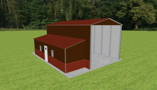 Carport with Storage 18 x 35 x 15 - Image 4