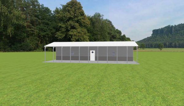 Carport with Storage 24 x 50 x 9 - Image 4