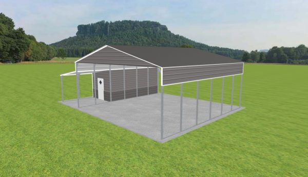 Carport with Storage 30 x 30 x 12 - Image 4