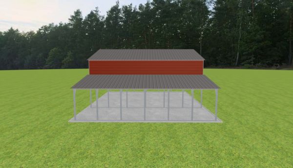 3 Car Carport 28 x 30 x 13 - Image 4