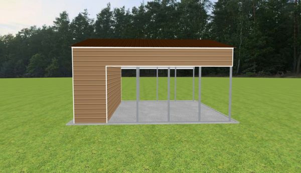 Carport with Storage 24 x 25 x 12 - Image 5