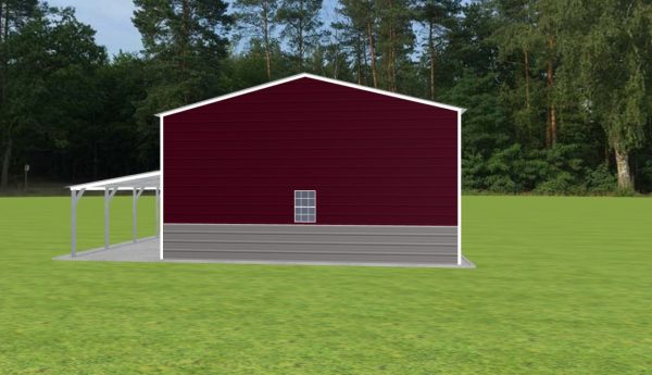 Garage with Lean To 24 x 30 x 12 - Image 5