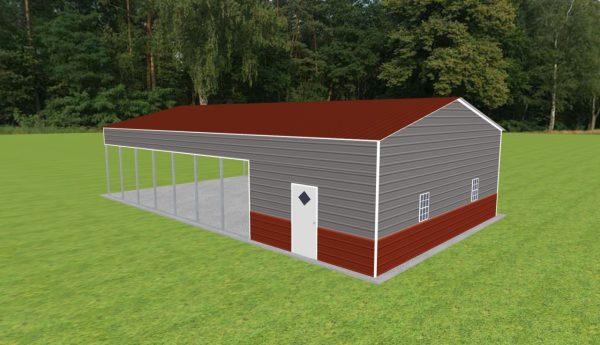 Carport with Storage 28 x 50 x 11 - Image 3