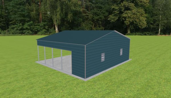 Carport with Storage 28 x 25 x 9 - Image 3