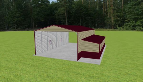 Carport with Storage 22 x 40 x 12 - Image 4