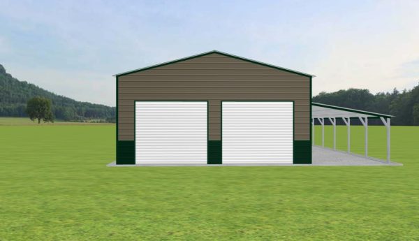 Garage with Lean To 24 x 60 x 11 - Image 3