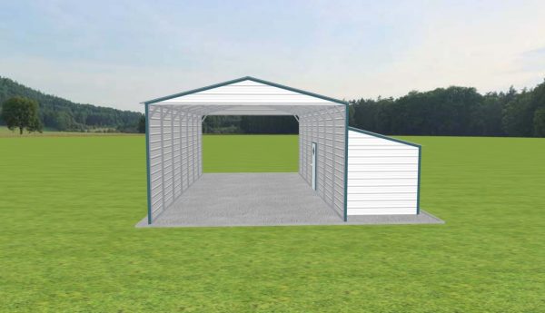 Carport with Storage 18 x 35 x 11 - Image 2