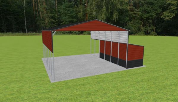 Carport with Storage 26 x 30 x 14 - Image 5