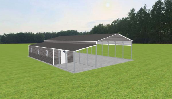 Carport with Storage 26 x 50 x 10