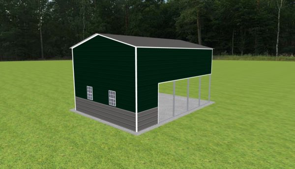 Carport with Storage 18 x 25 x 13 - Image 3